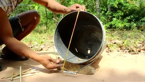 Simple Technics to set a monkey trap