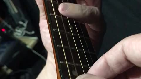 Guitar Lesson - 4 finger pull off - 3 half steps