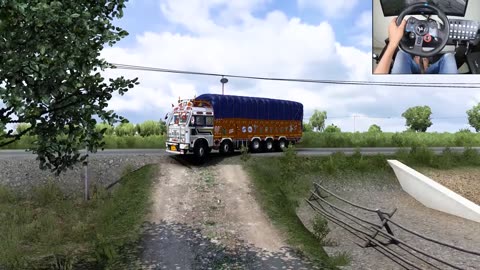 Truck Driving Expert - Very Narrow Road Turning *IMPOSSIBLE*