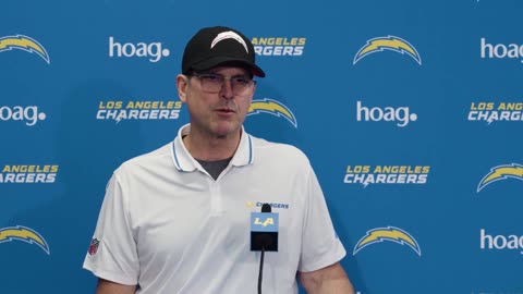 Jim Harbaugh On Phase 1 & FA Additions | LA Chargers