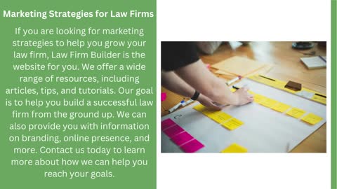 Marketing Strategies for Law Firms