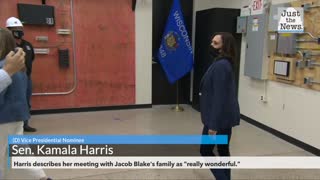 Harris speaks about meeting Jacob Blake's family