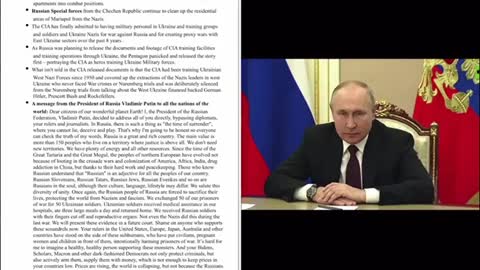 Putin By-Passes Diplomats, Rulers & Journalists To Address The World