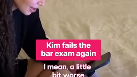 Kim Kardashian fails the bar exam again