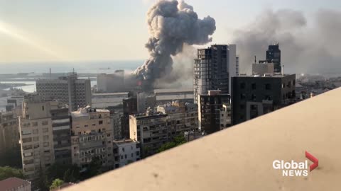 Beirut explosion Video shows new angle of the massive blast_1080p