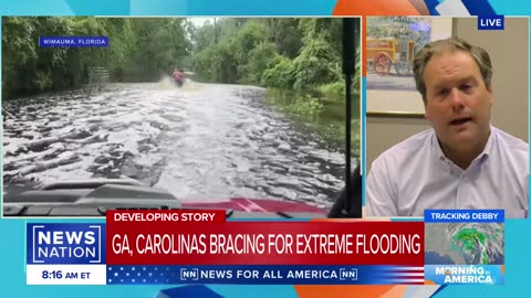 Charleston mayor braces for torrential rain as Debby moves up East Coast | Morning in America