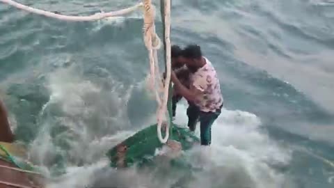 How we catch fish in the sea -Deep Sea Fishing -Bangladesh -Bay Of Bengal -Indian Ocean