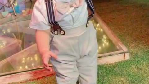 How a little baby is dancing. A Cute baby 🥰