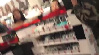 Guys Battle It out in a Makeup Store