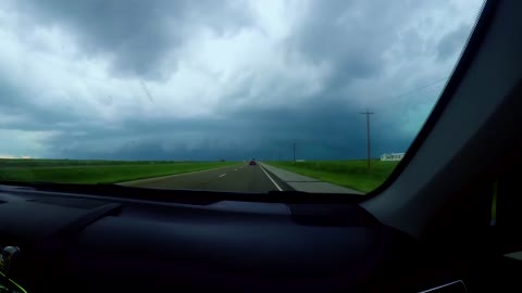 Time Lapse Captures Intense Drive Through Of Texas Hail Storm
