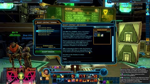 syfy88man Game Channel - SWTOR - Bounty Contract Week
