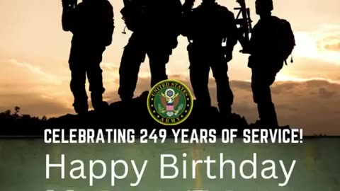 Happy B Day U.S. Army