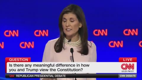 NeoCon Nikki Haley Says 2020 Election Results Were Accurate and the CNN Crowd Approves