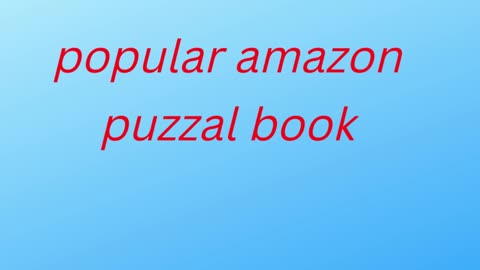 amazon puzzel book kid love