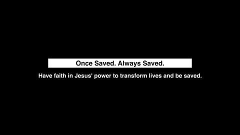 Believe in Jesus' resurrection and be forgiven.