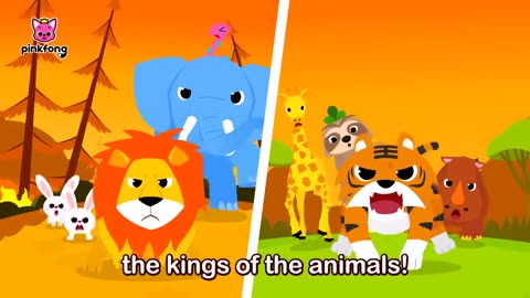 King of the Animals | Storytime with Pinkfong and Animal Friends | Cartoon | Pinkfong for Kids