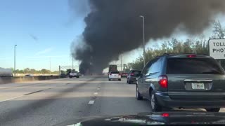 Accident on Florida's Turnpike