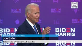 Biden backs off federal mask mandate