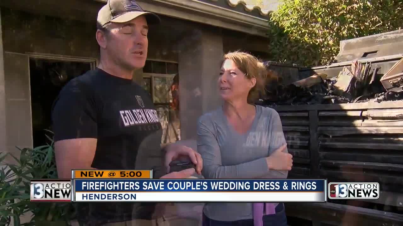 Engaged Henderson couple grateful to firefighters for helping save wedding plans