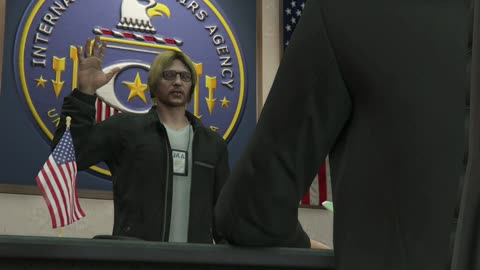 Larry Jr gets sworn in to the IAA - GTA Online