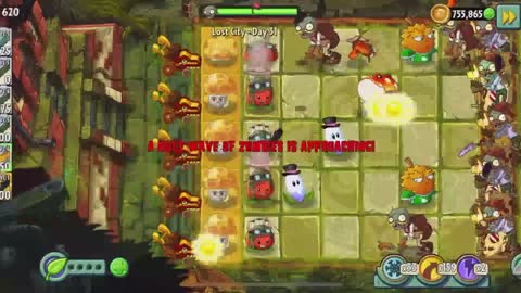 Plants vs Zombies 2 Lost City - Day 31