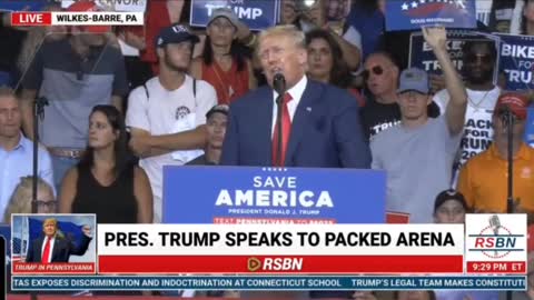 PA Rally: President Trump Repeats Speech He Shared in August 🔥