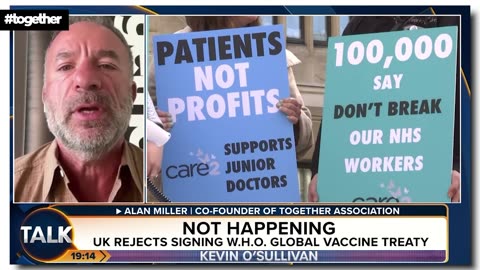 WHO: “They would prefer a global response (to situations like Covid) Alan Miller