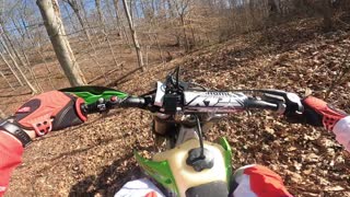 My Kawasaki KX250 stranded me in the woods!