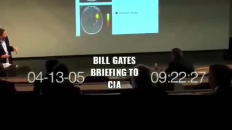 Bill Gates vaccine talk to CIA