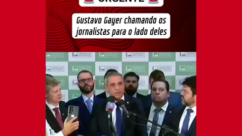 Federal Deputy Gustavo Gayer warns the Brazilian press not to collude with State Censorship