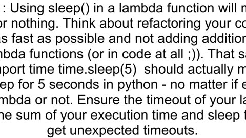 How I can invoke lambda with a delay