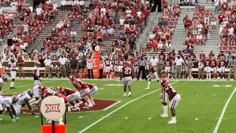 SOONERS VS MISSOURI STATE AND BAYLOR ON THE GROUND