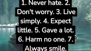 7-rules-for-a-happy-life