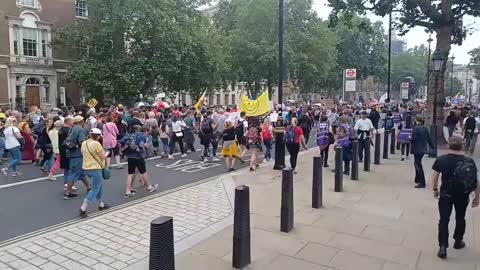 #LIVE Worldwide Freedom Rally - Trafalgar Square, London (24.07.21)