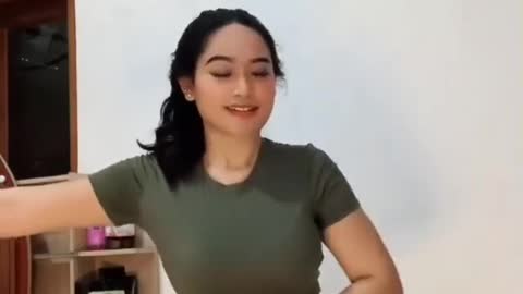 beautiful woman dancing