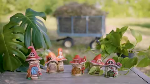 ❣DIY Mushroom House Using a Jar❣