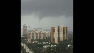Tornado Spotted Over Fort Lauderdale During Hurricane Irma