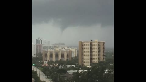 Tornado Spotted Over Fort Lauderdale During Hurricane Irma
