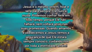 Jesus o mesmo ontem hoje e sempre