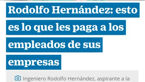 RODOLFO HERNANDEZ Y SUS EMPRESAS