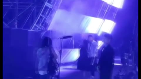 Cringe Moment Pop Singer Plunges Off Stage