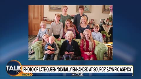 Did Kate Middleton Edit Photo Of Queen Elizabeth With Grandchildren_