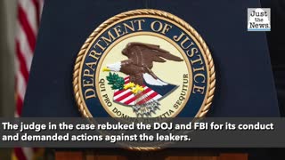 Famous defendant sues DOJ officials alleging 'quid pro quo' leaking to news media