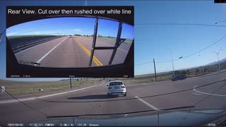 Belligerent Driver Cuts Off Car and Causes Lane Standstill