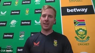 Proteas' spin bowler Simon Harmer.