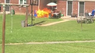 Barbecue Goes Boom