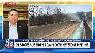 21 States Sue Biden Admin Over Keystone Pipeline Cancellation
