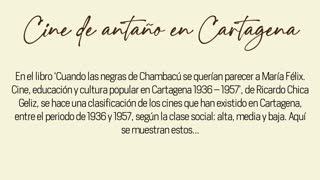Teatros de antaño en Cartagena