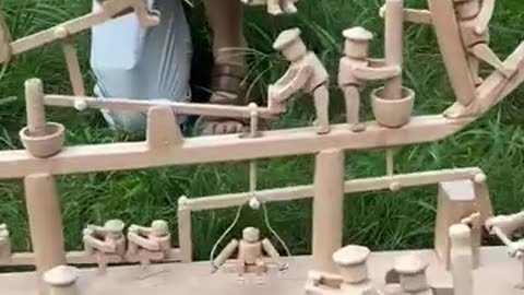 Beautiful Wooden Creative Work Video