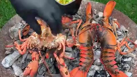 Coal Roasted Baja Lime Lobster Recipe!